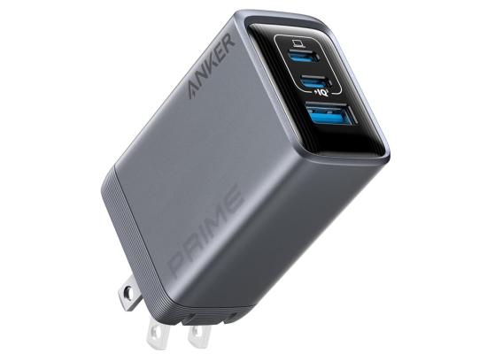 Anker Prime Charger, 100W 3-Port GaN USB C Charger Block, Foldable and Compact for MacBook, iPad, iPhone 17 Series, Galaxy S24/S23, and More - Black